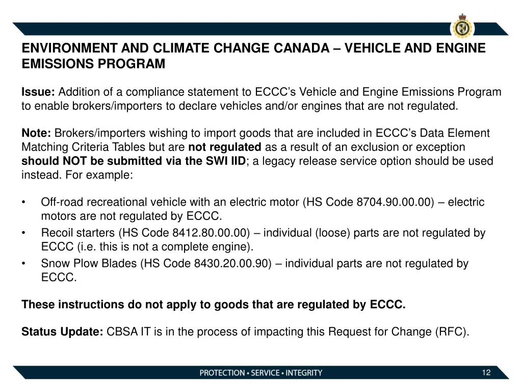 environment and climate change canada vehicle