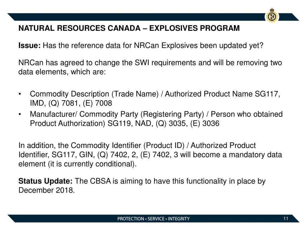 natural resources canada explosives program