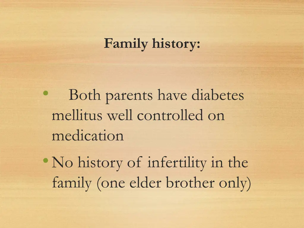 family history