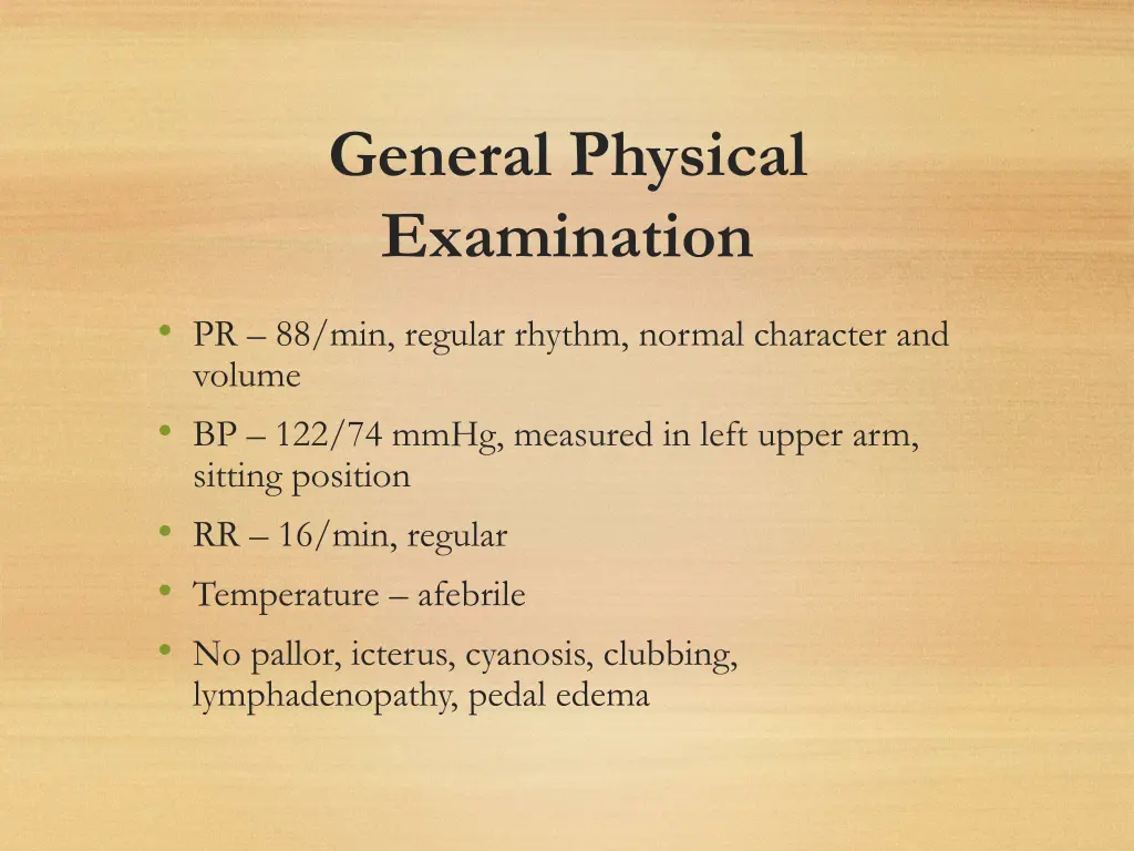 general physical examination 1
