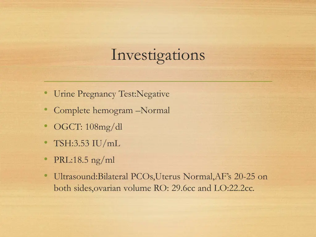 investigations