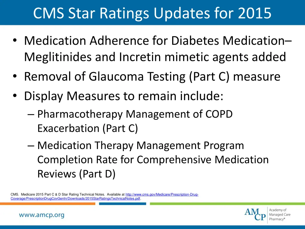cms star ratings updates for 2015 1