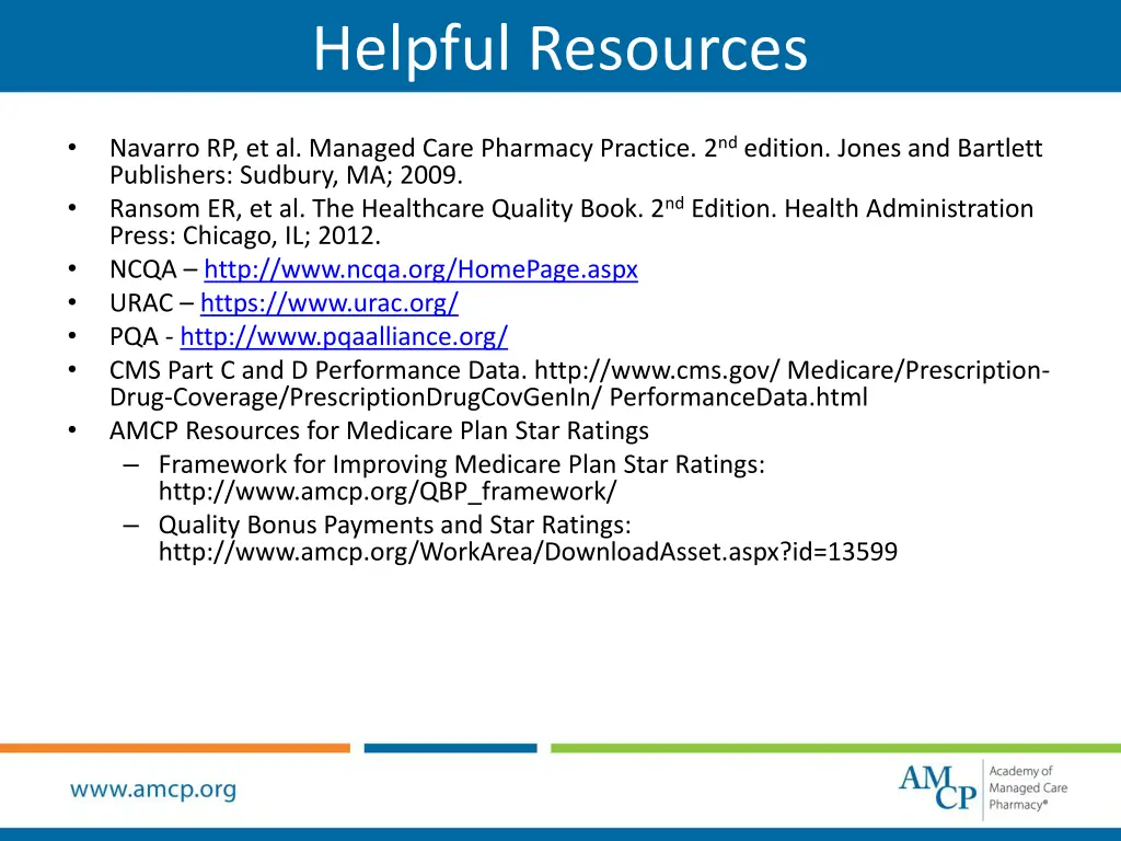 helpful resources