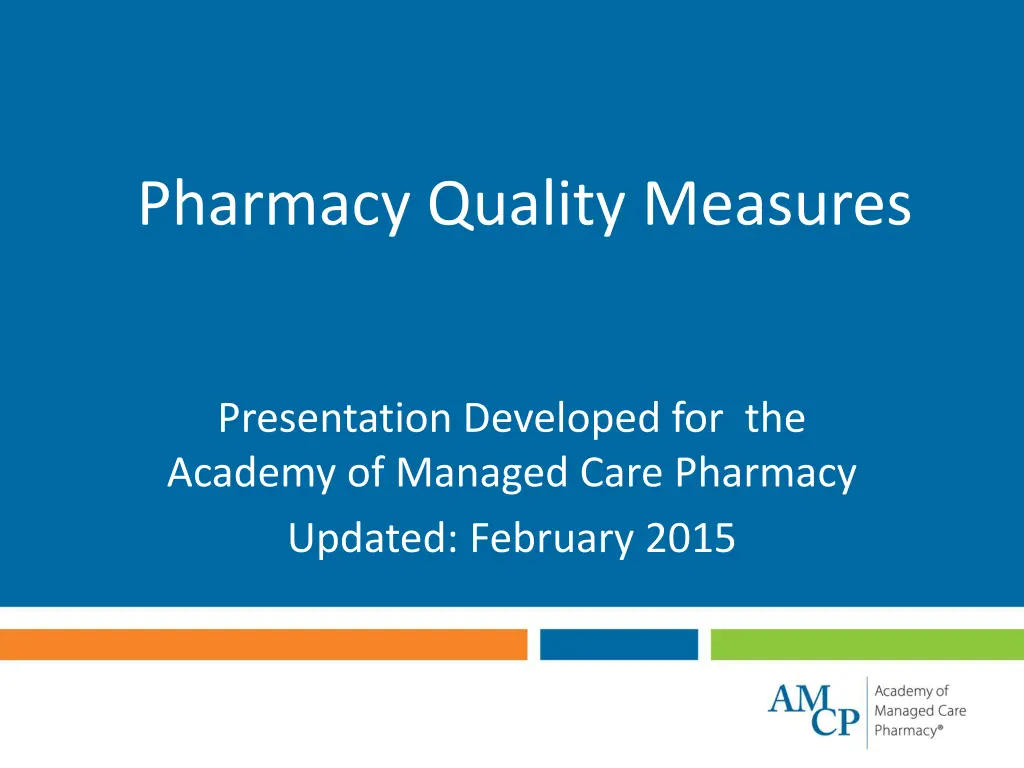 pharmacy quality measures