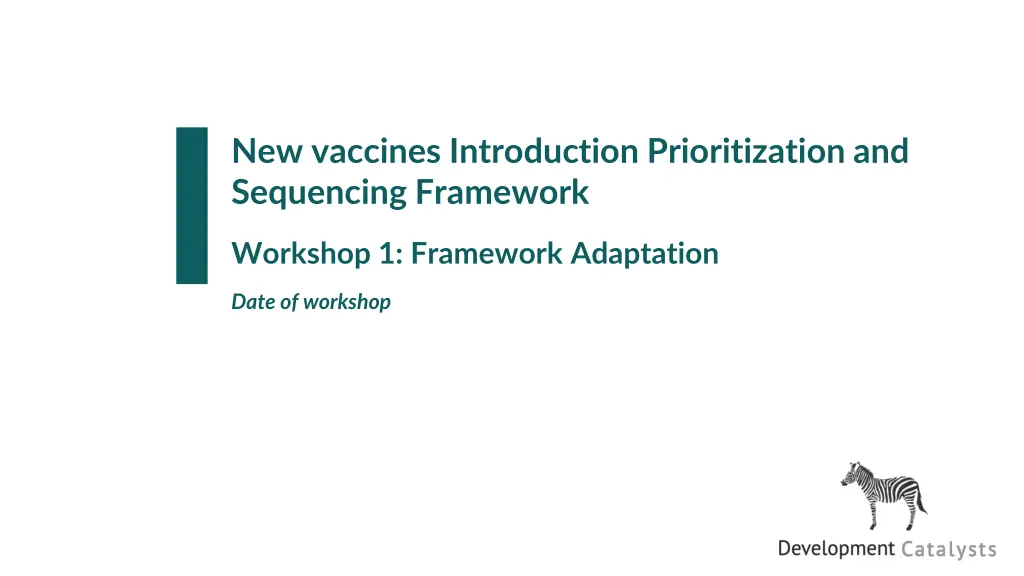 new vaccines introduction prioritization