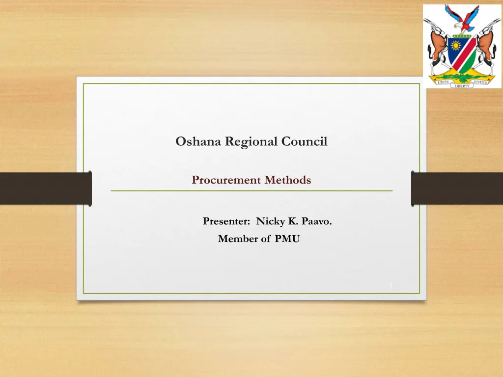 oshana regional council