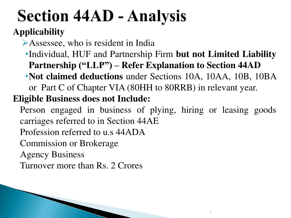 applicability assessee who is resident in india