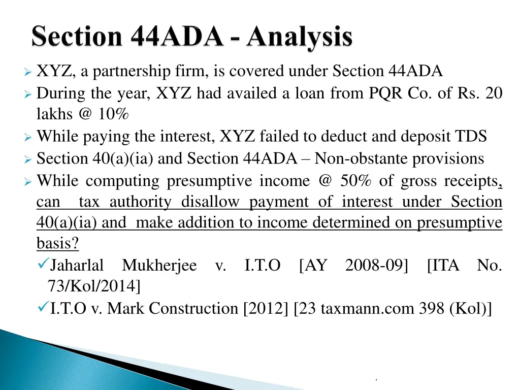 xyz a partnership firm is covered under section