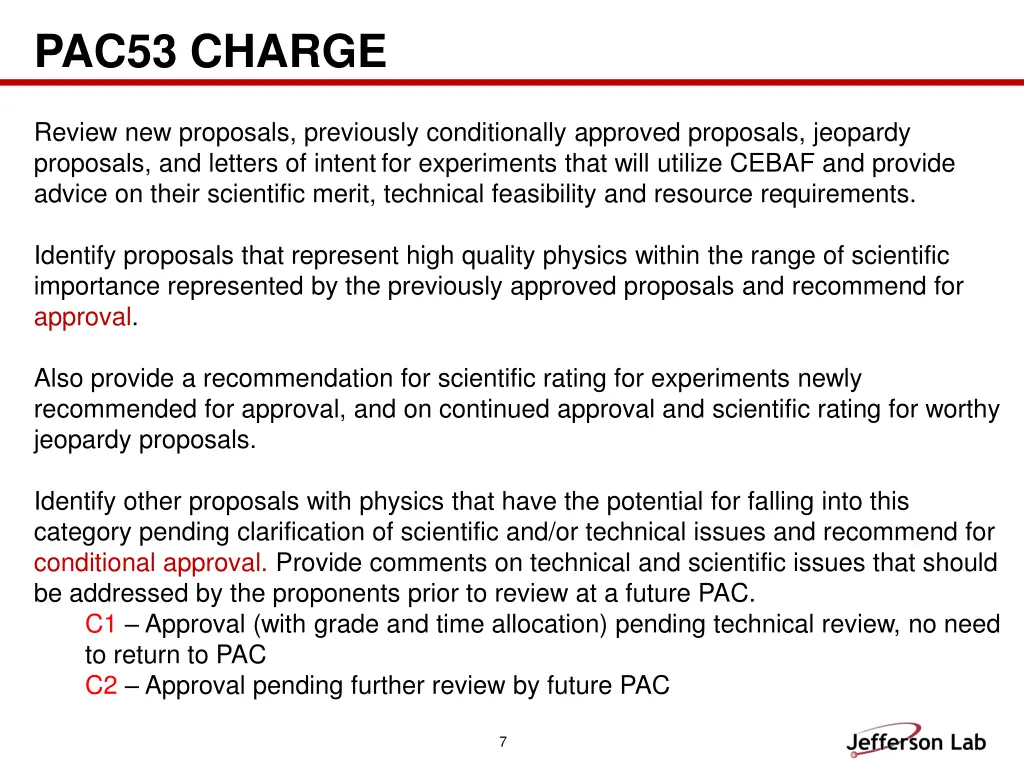 pac53 charge