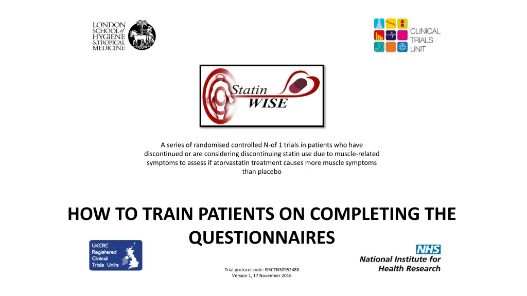 a series of randomised controlled n of 1 trials