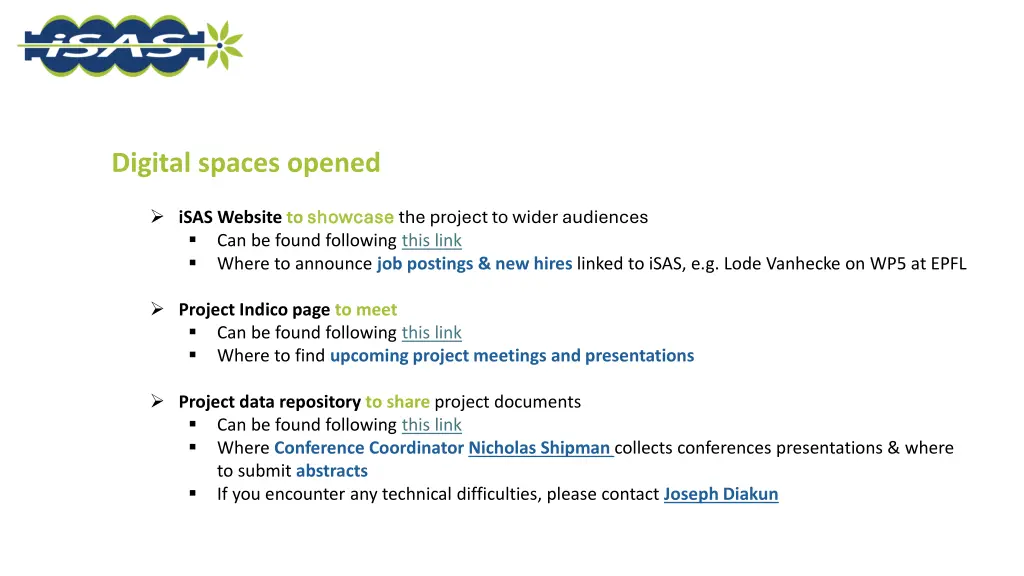 digital spaces opened