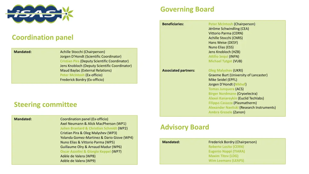 governing board beneficiaries