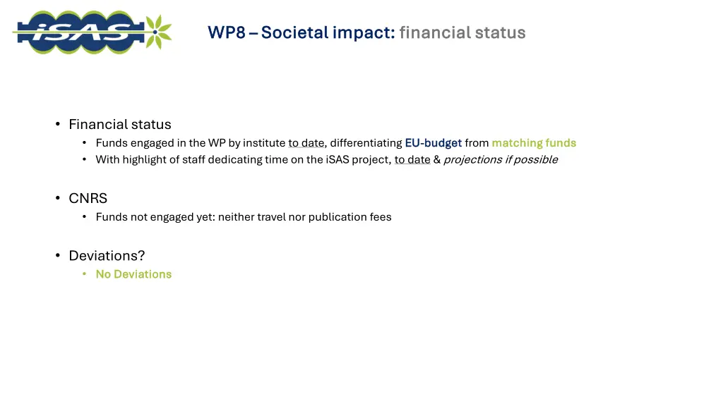 wp8 wp8 societal impact societal impact financial