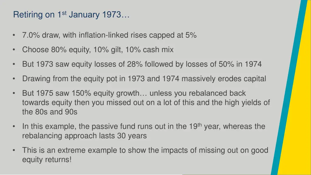 retiring on 1 st january 1973