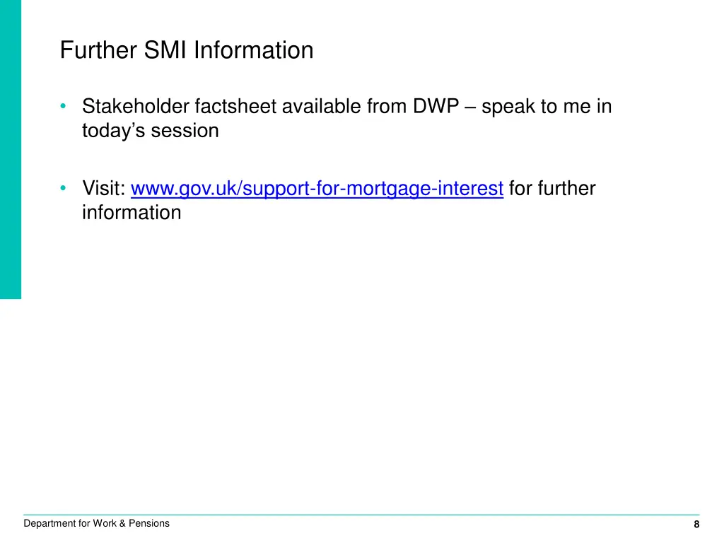 further smi information