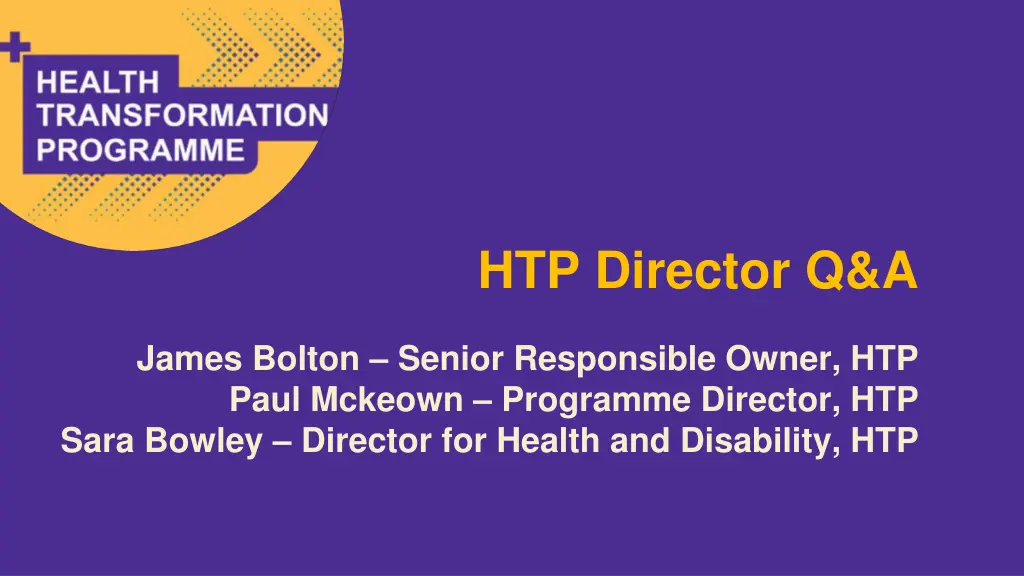 htp director q a