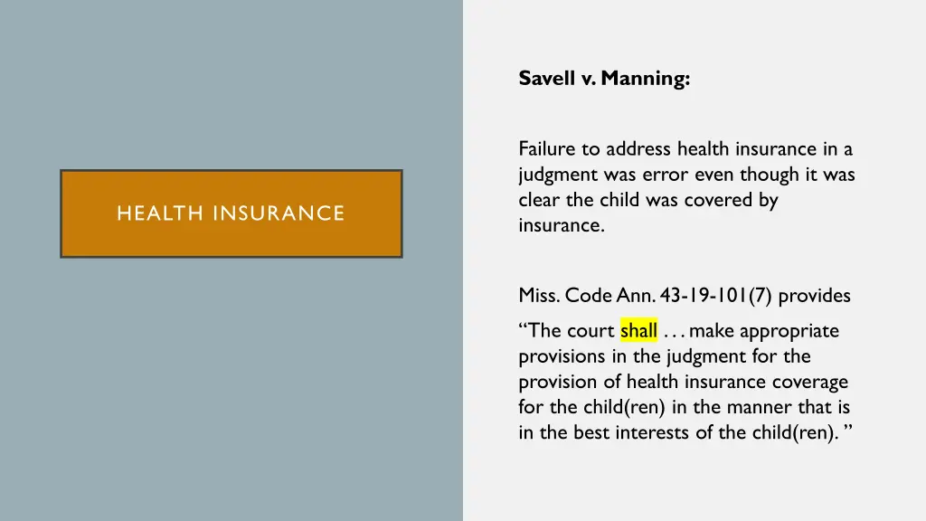 savell v manning