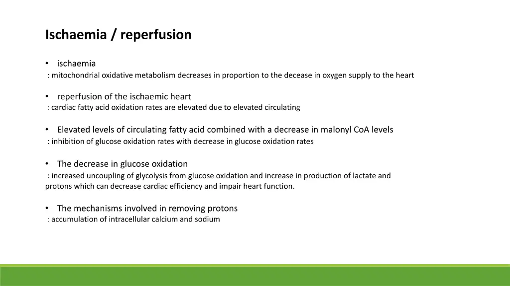 ischaemia reperfusion