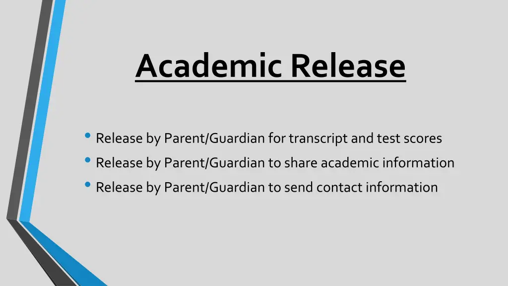 academic release