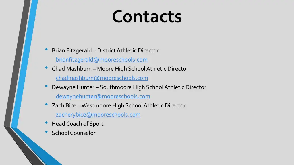 contacts