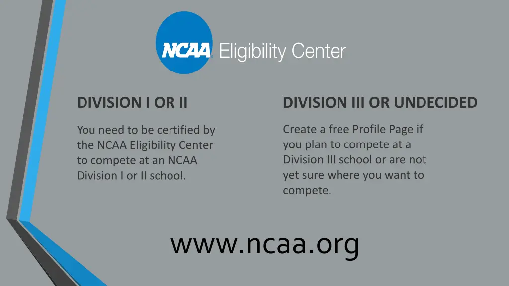 division i or ii