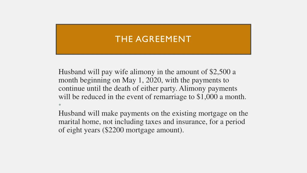 the agreement 2