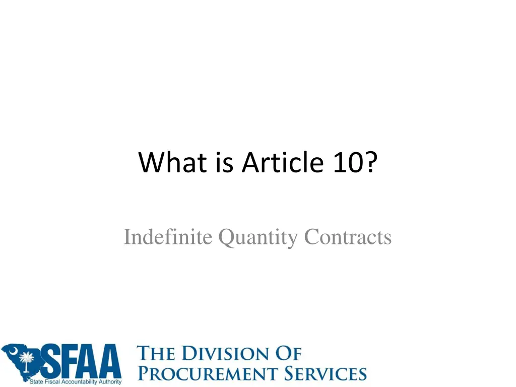 what is article 10