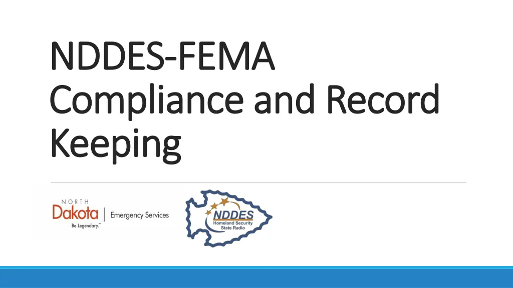 nddes nddes fema compliance and record compliance