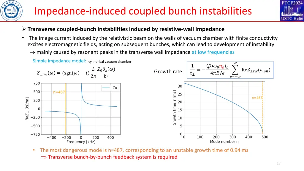 impedance induced coupled bunch instabilities 1
