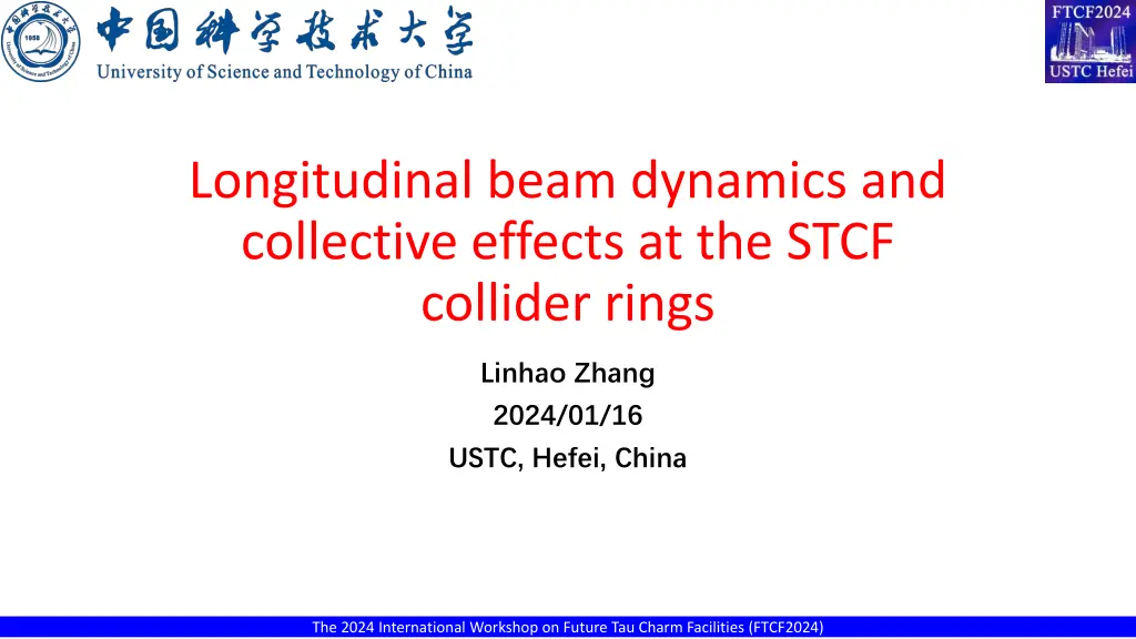 longitudinal beam dynamics and collective effects