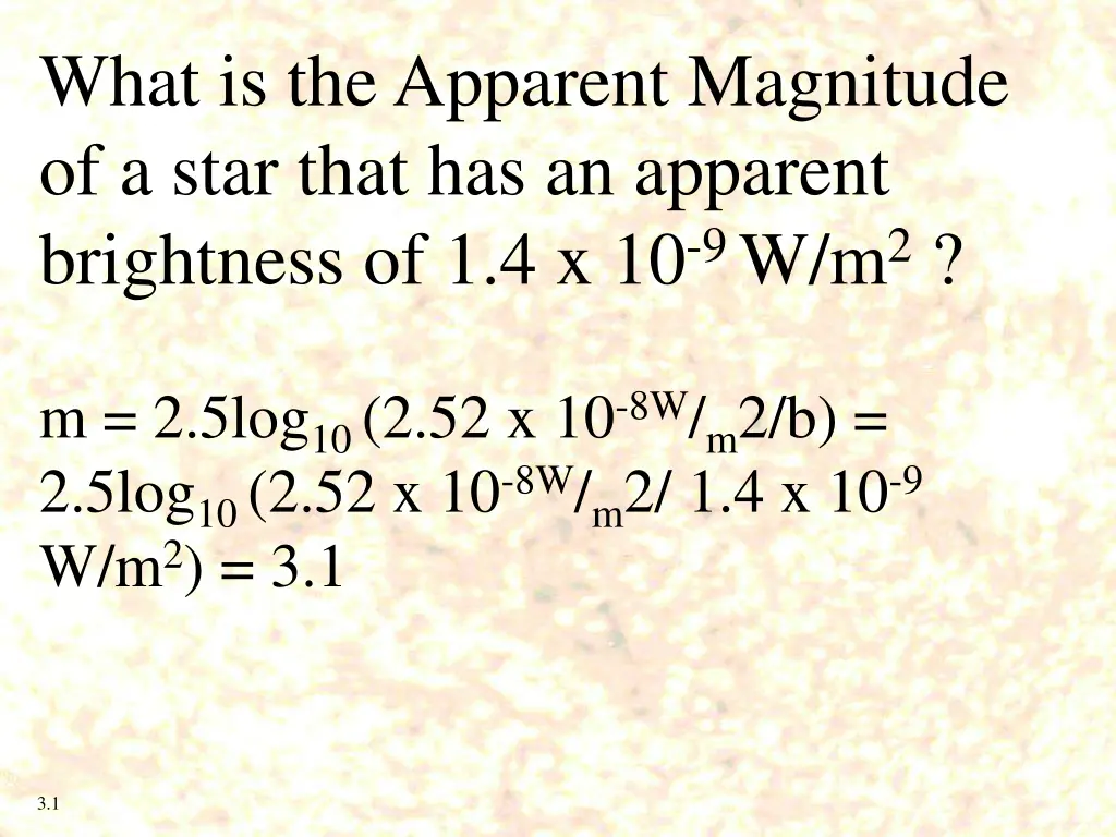 what is the apparent magnitude of a star that