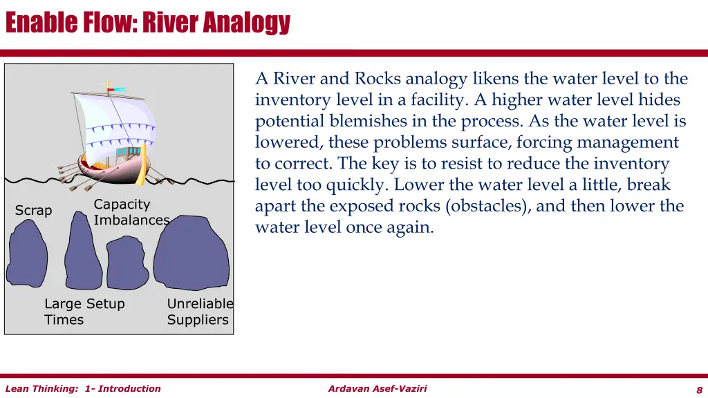 enable flow river analogy