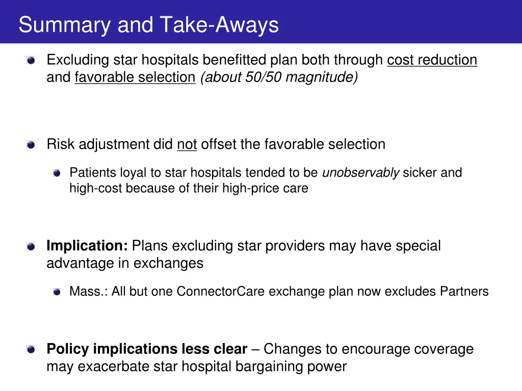 summary and take aways 1