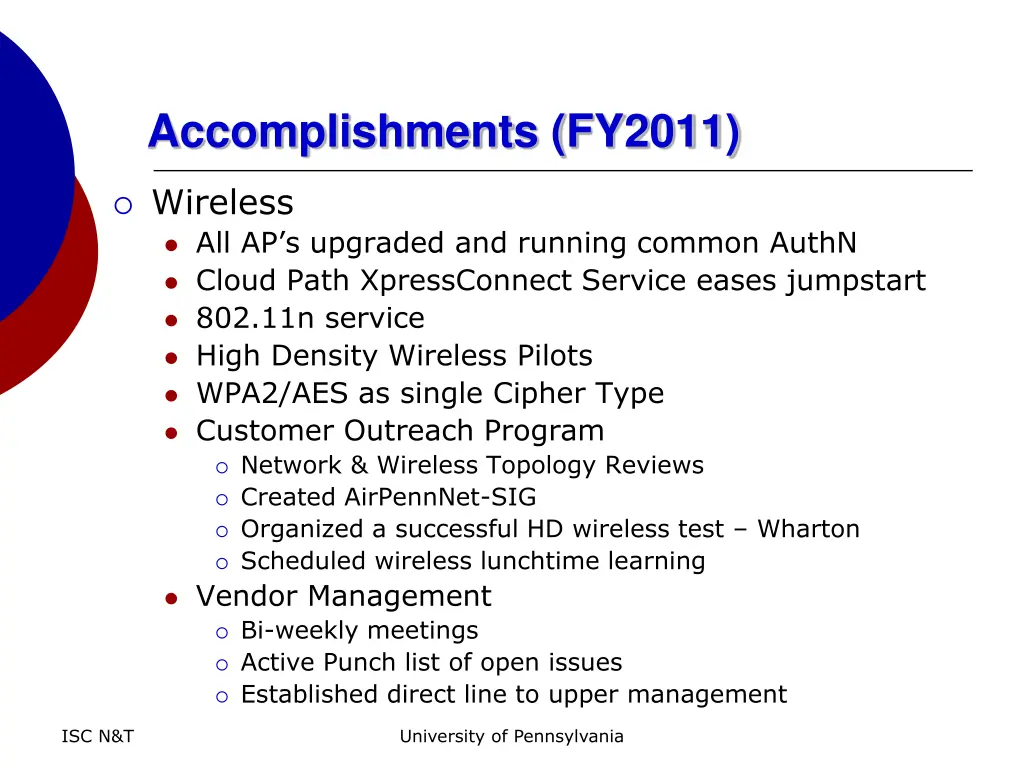 accomplishments fy2011 1