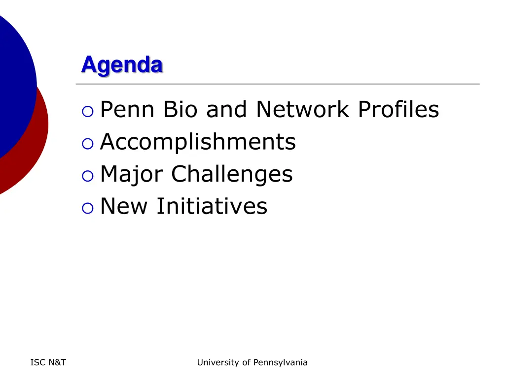 agenda