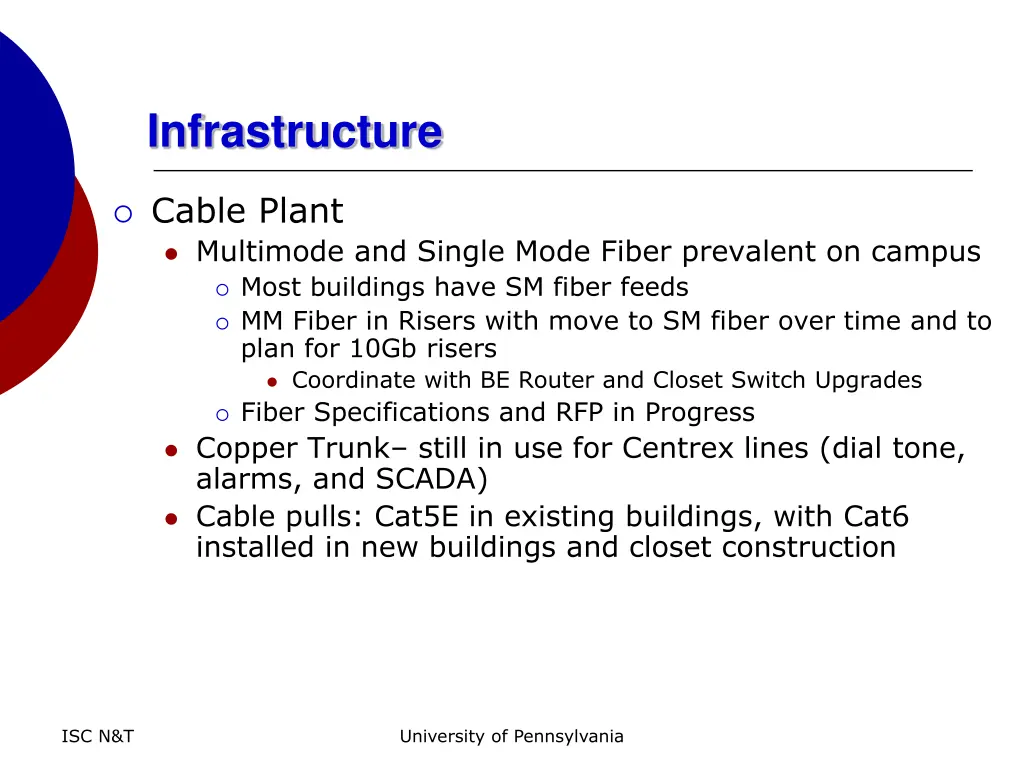 infrastructure
