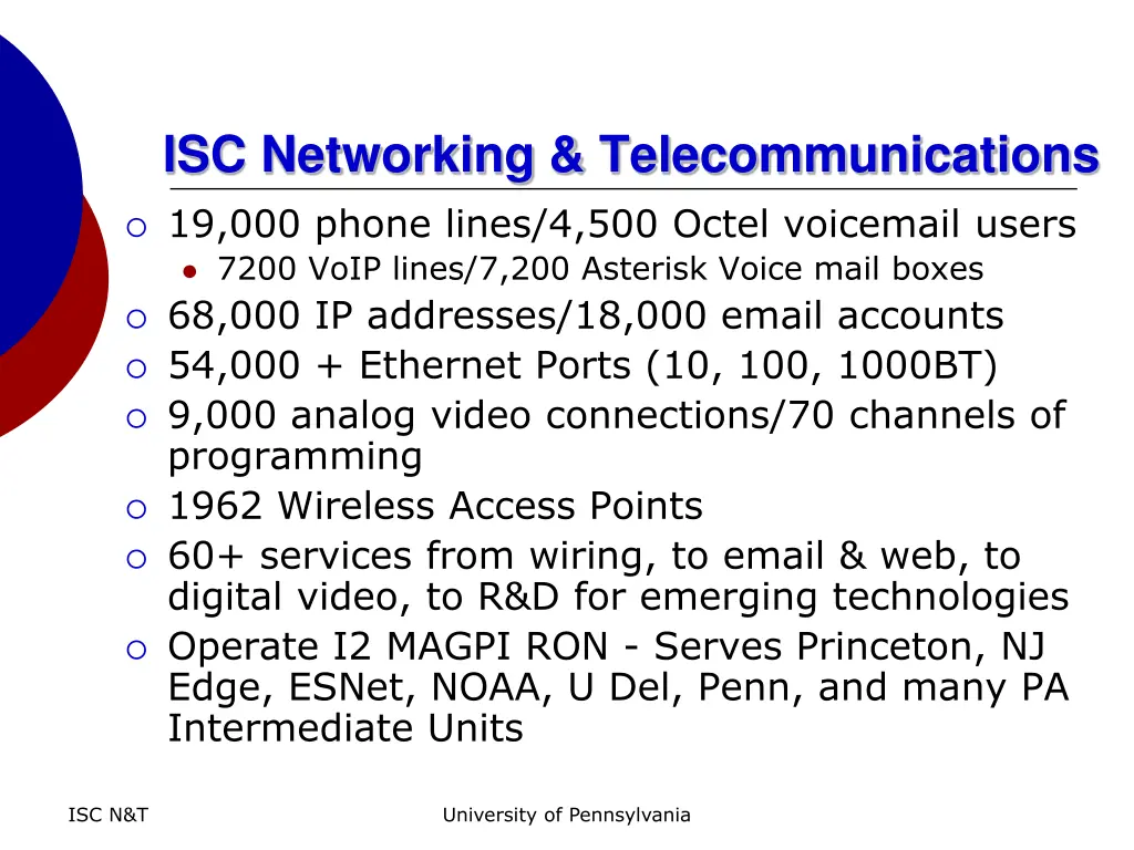 isc networking telecommunications 1