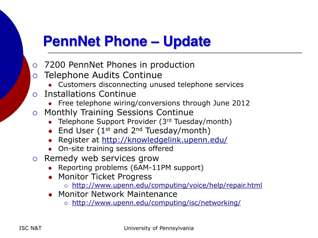 pennnet phone update