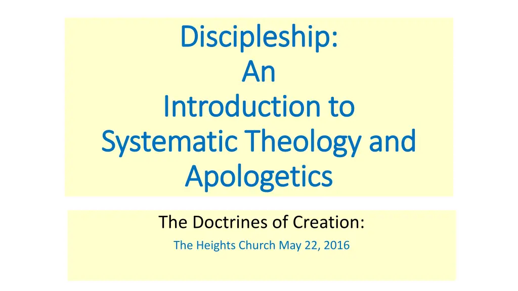 discipleship discipleship an an introduction