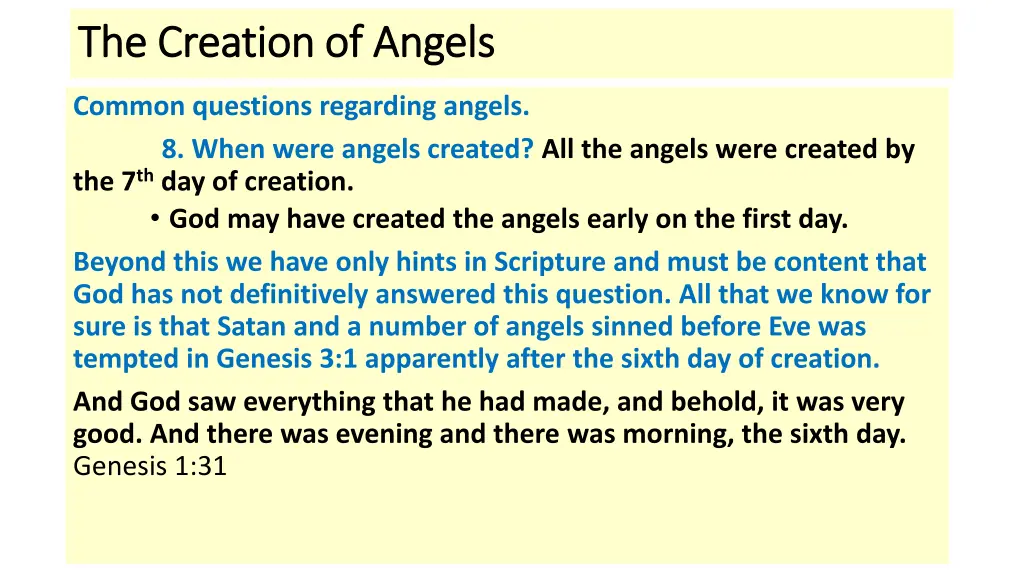 the creation of angels the creation of angels 7