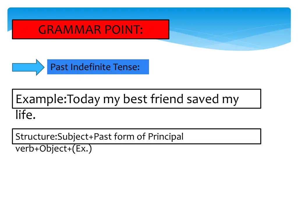 grammar point