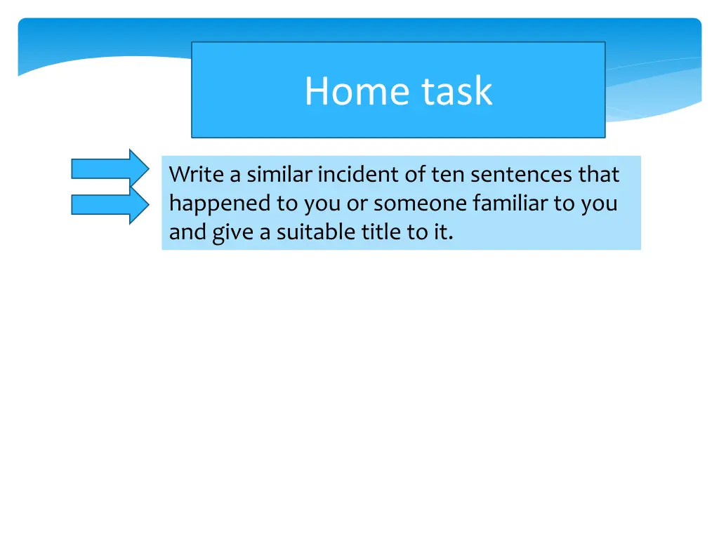 home task