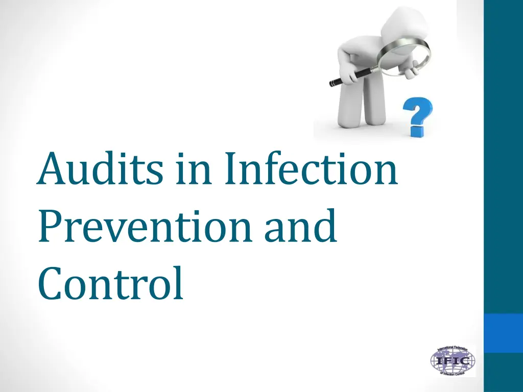 audits in infection prevention and control