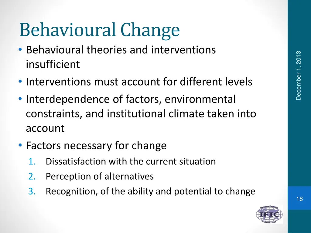 behavioural change behavioural theories