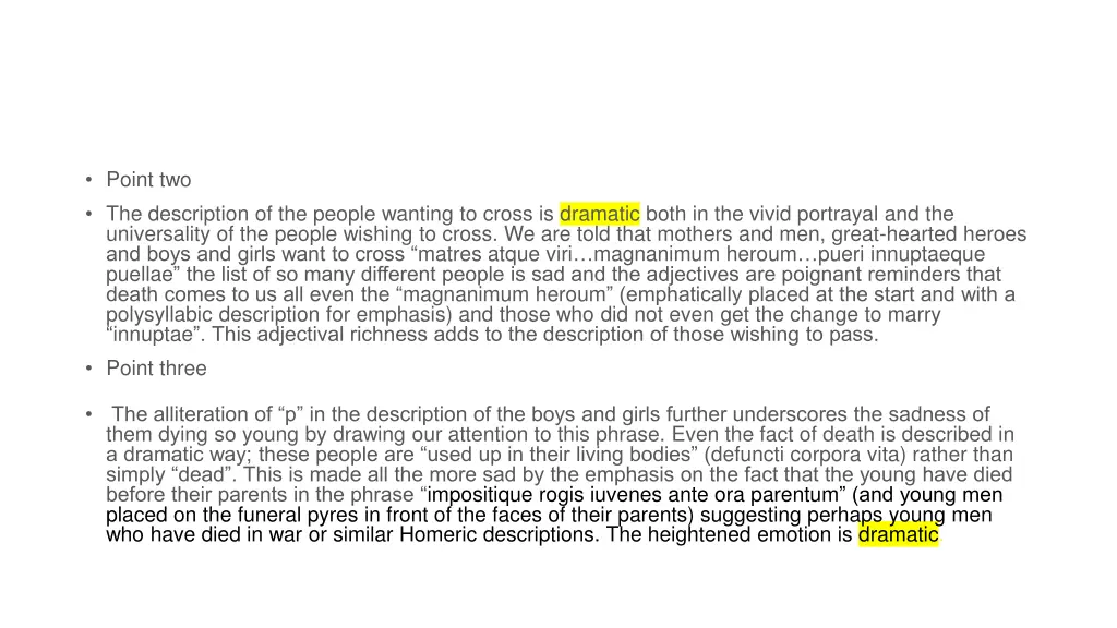 point two the description of the people wanting