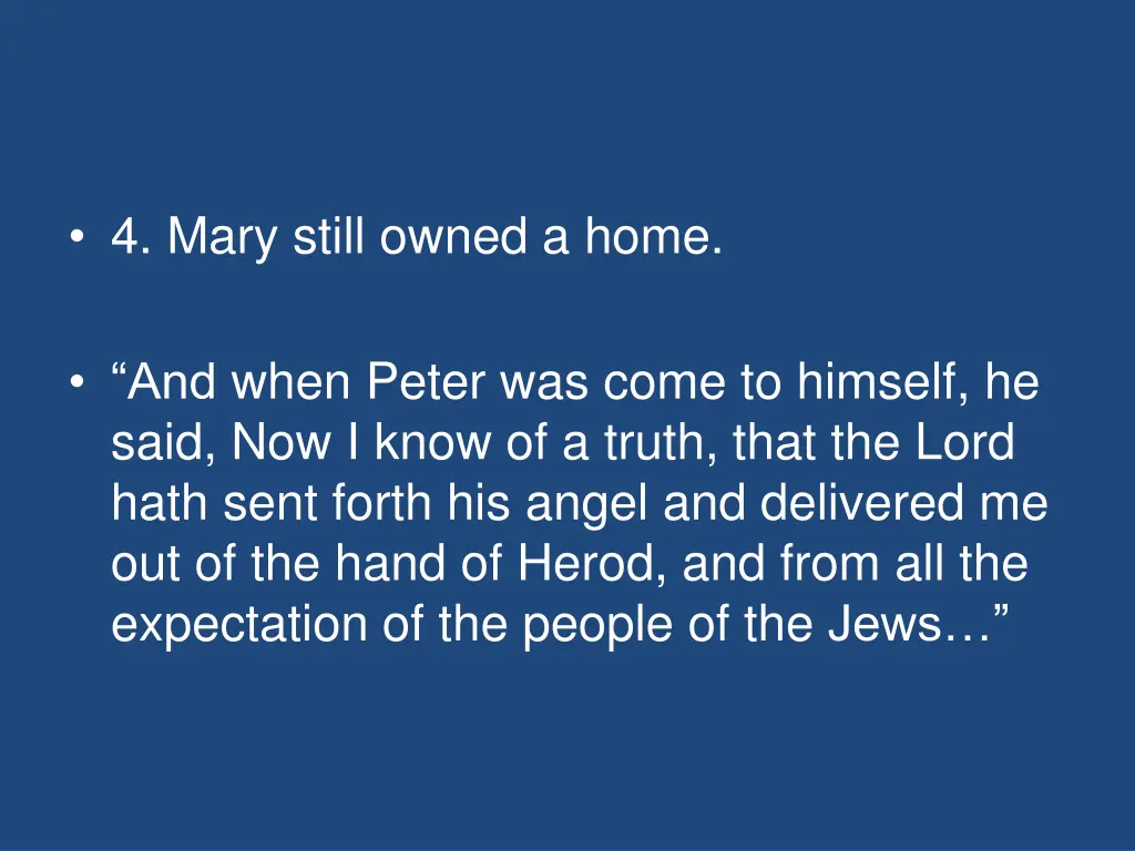 4 mary still owned a home