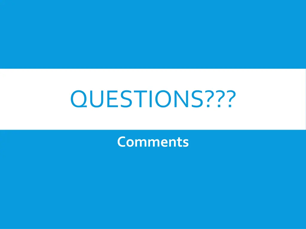 questions
