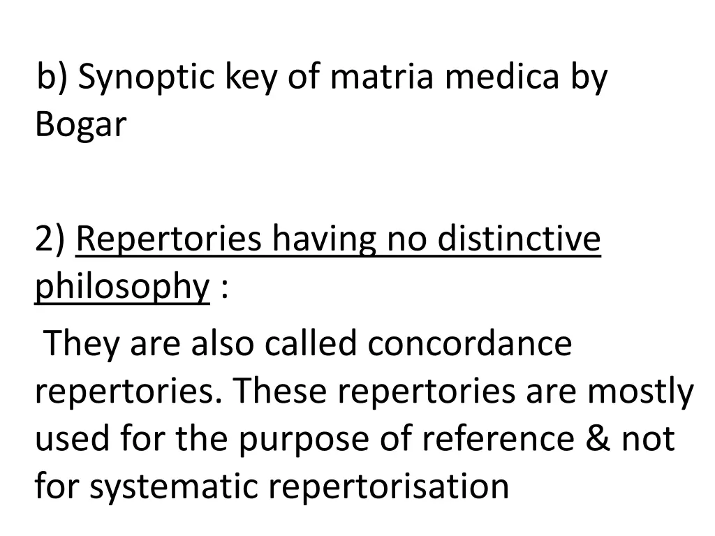 b synoptic key of matria medica by bogar
