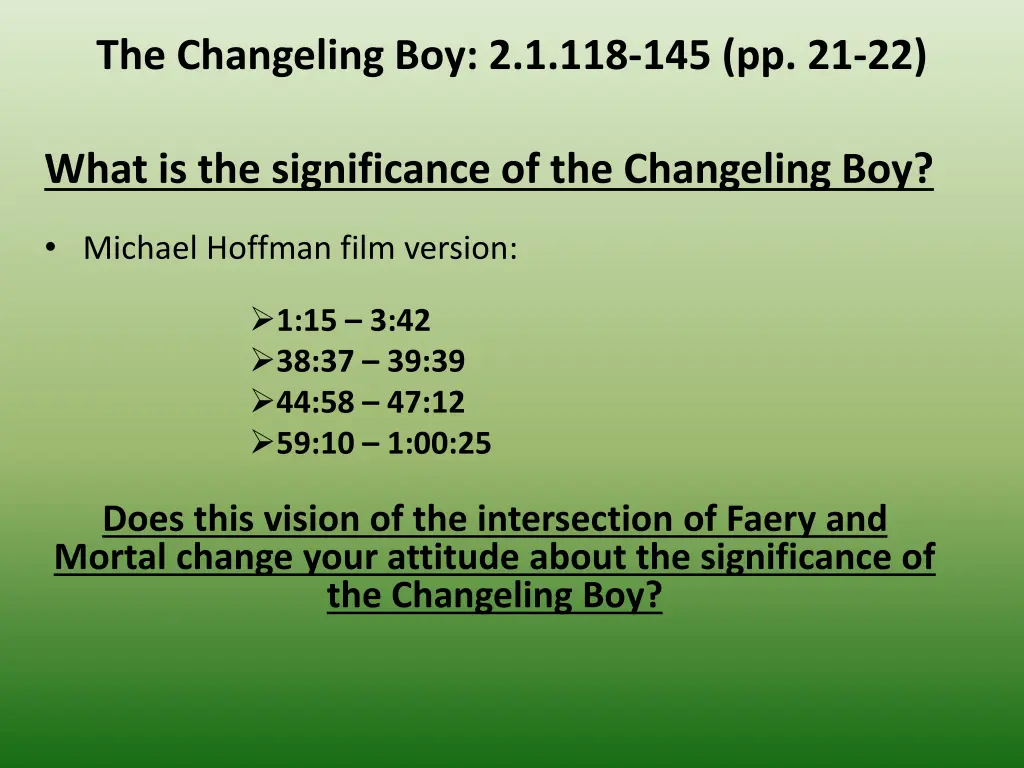 the changeling boy 2 1 118 145 pp 21 22