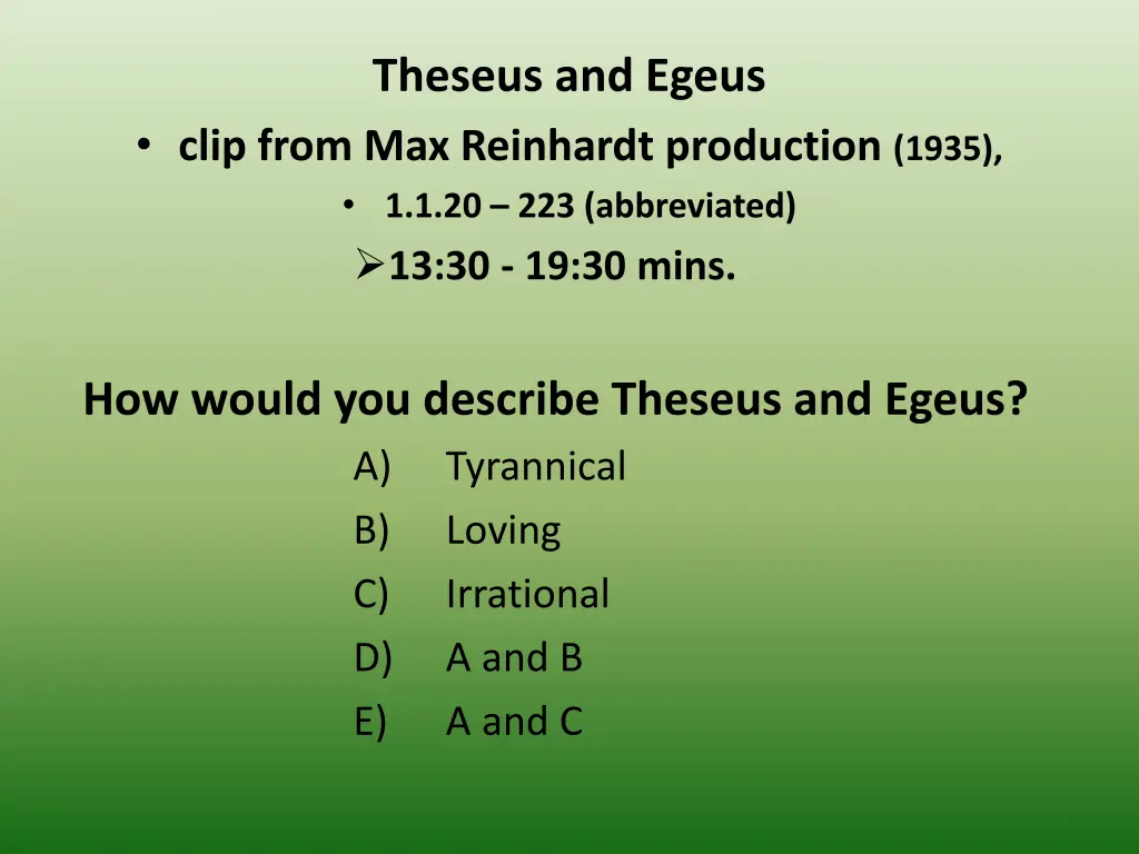 theseus and egeus